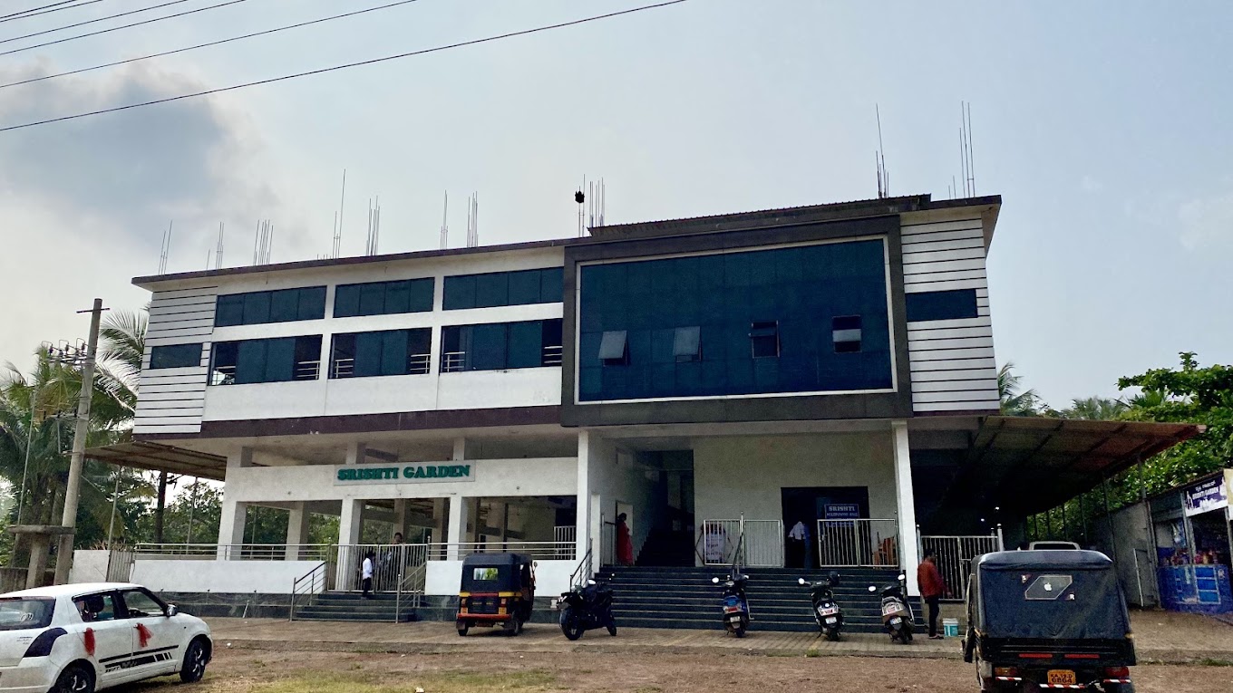 Front view of the venue